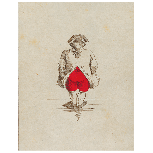 john derian Ass of Hearts (p 264) 11" x 14" Rect. Tray