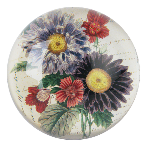 john derian Aster Bouquet Dome Paperweight
