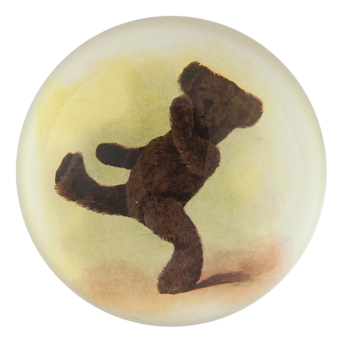 john derian Bear: One Foot Up Dome Paperweight