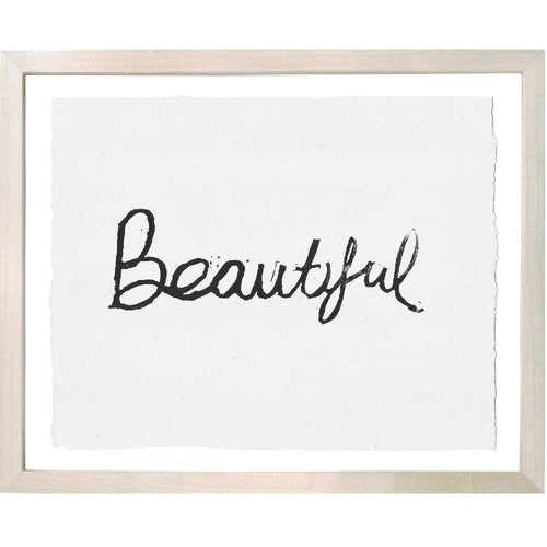 john derian Beautiful 8 x 10" Linocut Print