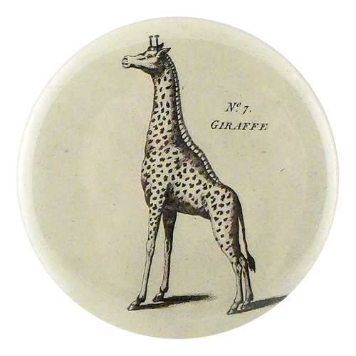 john derian Black & White Giraffe Mirror & Pin