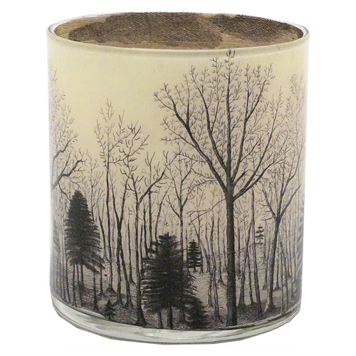 John Derian Black & White Trees Desk Cup