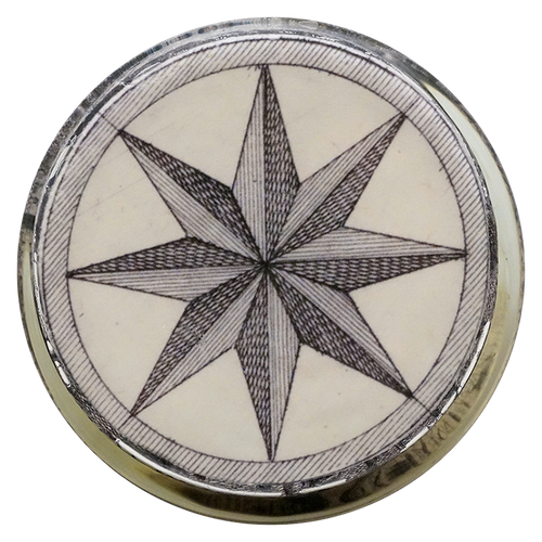 John Derian Black & White Trees Desk Cup