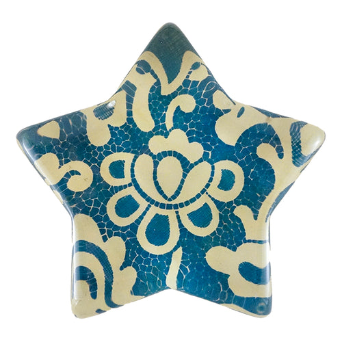 john derian Blue Lace Star Charm