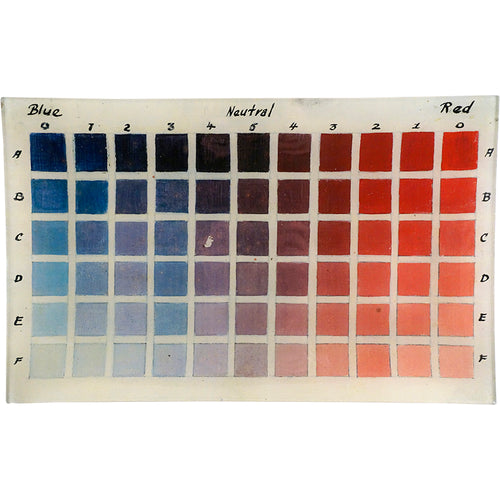 john derian Blue - Red (Color Grid) 10 x 16" Rect. Tray