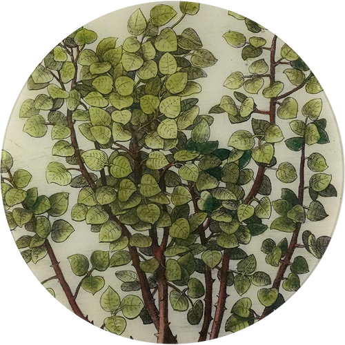 john derian Branches 16" Round Plate