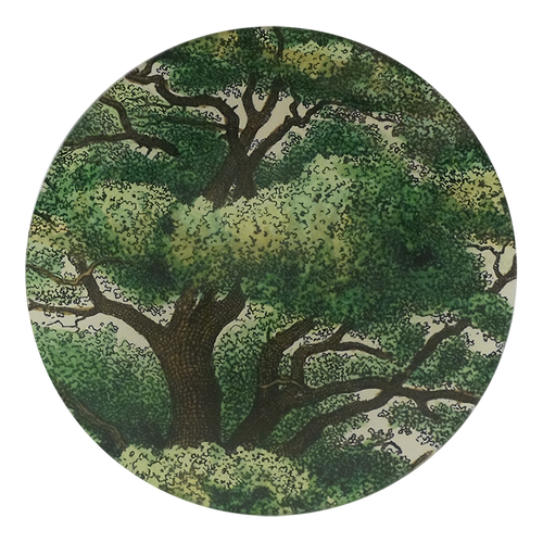 john derian Branches 5 1/4" Round Plate