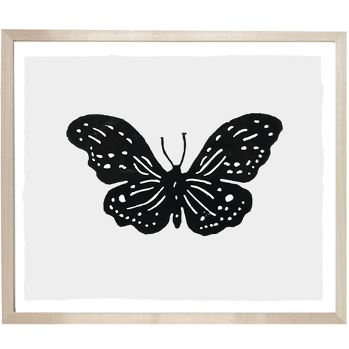 john derian Butterfly 10 x 12" Linocut Print