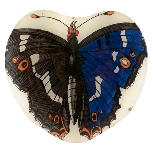 john derian Butterfly 29 8" Heart Dish