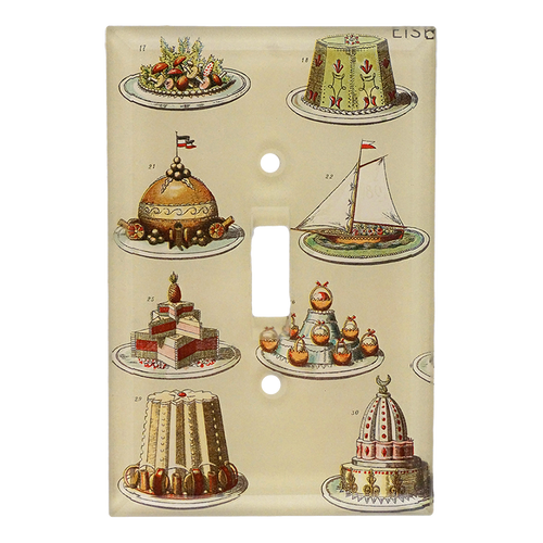 john derian Cakes 17 Switch Plate Cover