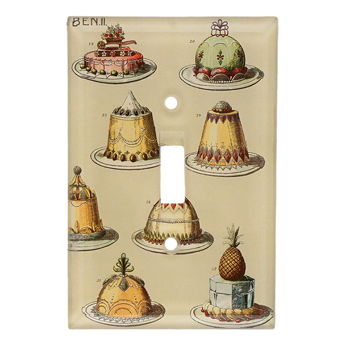 john derian Cakes 19 Switch Plate Cover