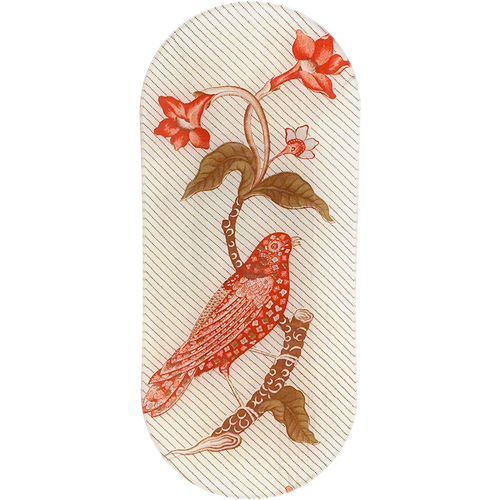 john derian Calico Bird 6 x 12" Oblong Tray