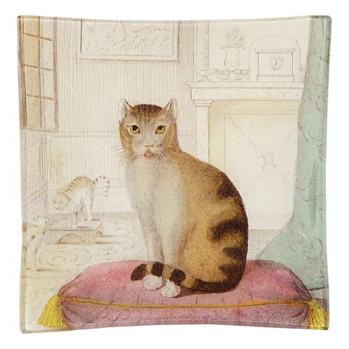 john derian Calm Cat Un Vide Poche (6" Square)