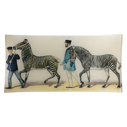 john derian Caravan - Les Zebras 6 x 12" Pencil Tray