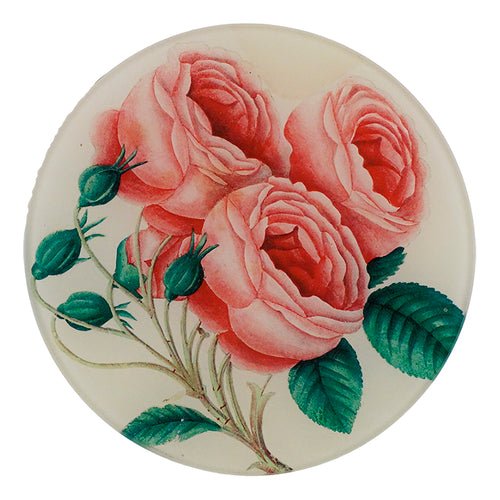 john derian Cascading Rose 5 1/4" Round Plate