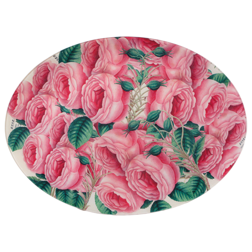 john derian Cascading Roses 14 x 19" Oval