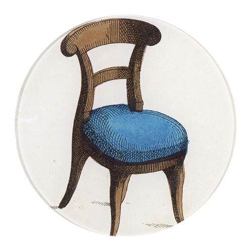 john derian Chair Illustration 5 1/4" Round Plate