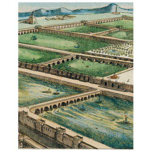 john derian City Maze (p 133) 11" x 14" Rect. Tray