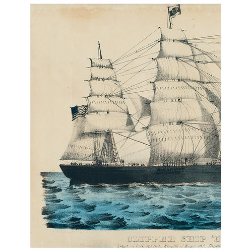 john derian Clipper Ship (p 31) 11" x 14" Rect. Tray