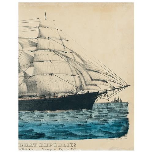 john derian Clipper Ship (p 32) 11" x 14" Rect. Tray