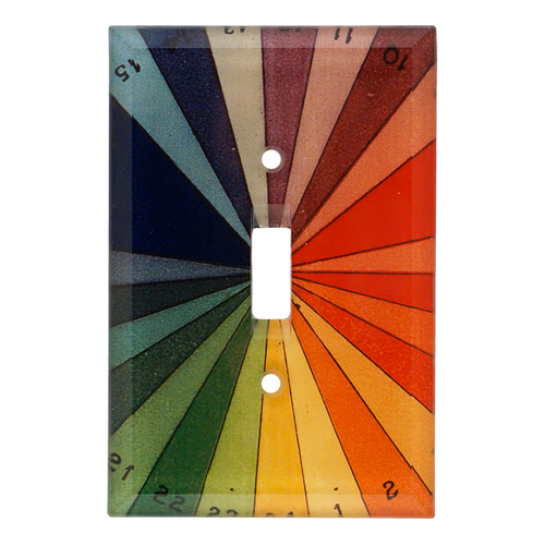 John Derian Color Spectrum Switch Plate Cover