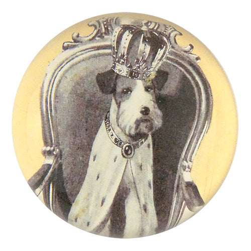 john derian Crowned Dog Dome Paperweight