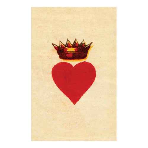 john derian Crowned Heart Postcard (Pack of 10)