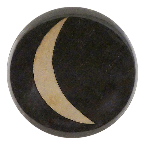 john derian Dark Crescent Moon Mirror & Pin