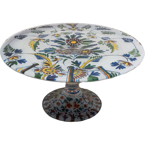 john derian Delft #18 Stacking Cake Pedestal