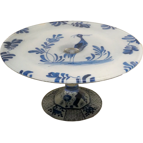 john derian Delft #4 Stacking Cake Pedestal