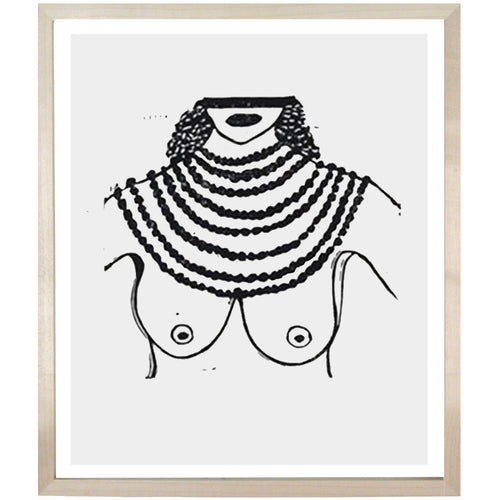 john derian Delilah 10 x 12" Linocut Print