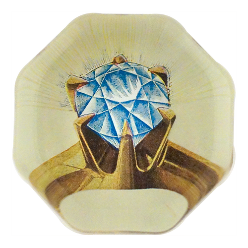 john derian Diamond Octagonal Charm