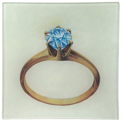 john derian Diamond Un Vide Poche (6" Square)