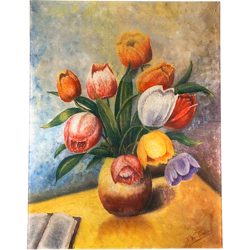 john derian Dutch Tulips 17 x 22" Rect. Tray
