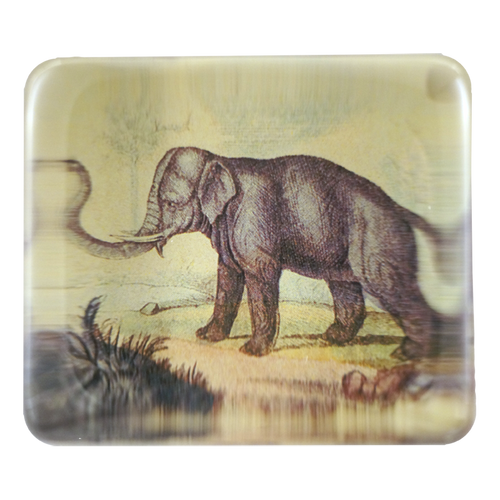 john derian Elephant Rectangular Charm
