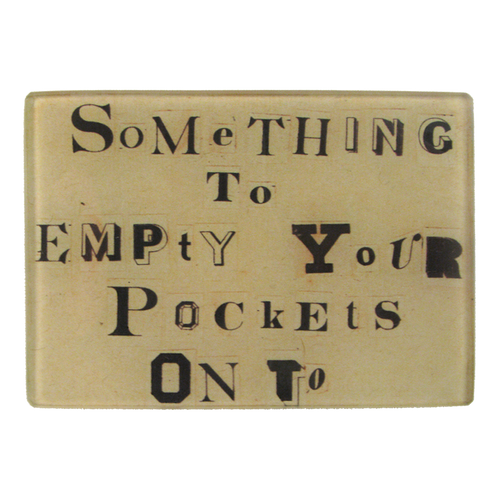 john derian Empty Pockets 3.5 x 5" Tiny Rect. Tray