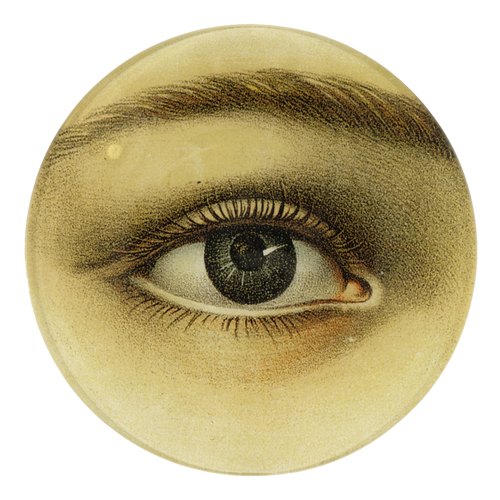 john derian Eye (Right) 5 1/4" Round Plate