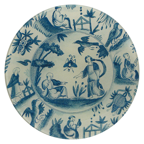 john derian Faience Italo-Nivernais 7" Round Plate