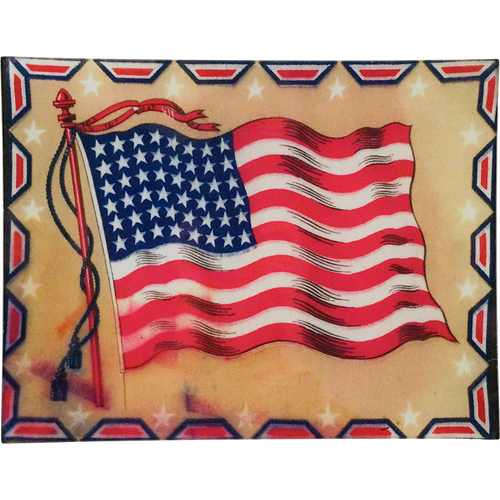john derian Felt Flag Orange 10 x 13" Rect. Tray