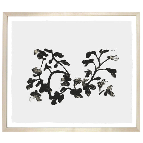 john derian Fig Leaves 12 x 14" Linocut Print