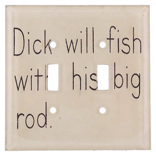 john derian Fishing Double Switch Cover