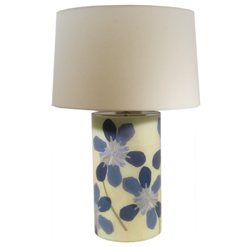 john derian Five Iris Lamp Cylinder Lamp