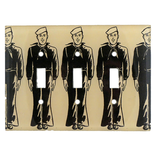 john derian Five Sailors Triple Switch Cover