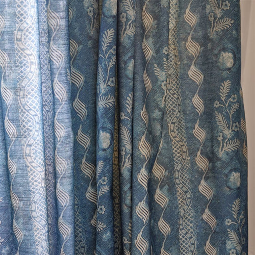 John Derian Floral Indigo Fabric