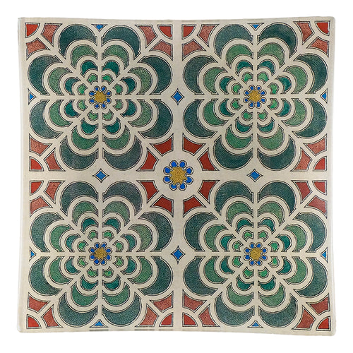 john derian Floral Maze Un Vide Poche (6" Square)