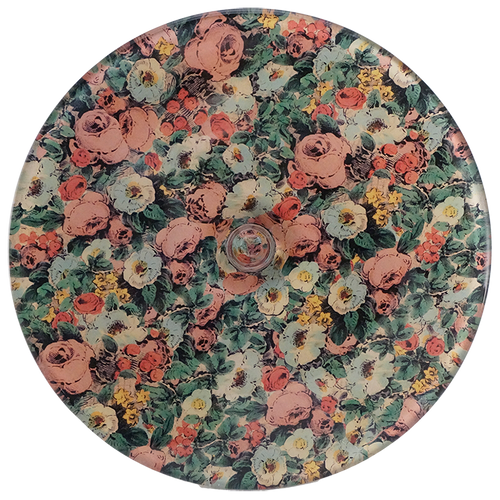 John Derian Floral Mosaic Stacking Cake Pedestal