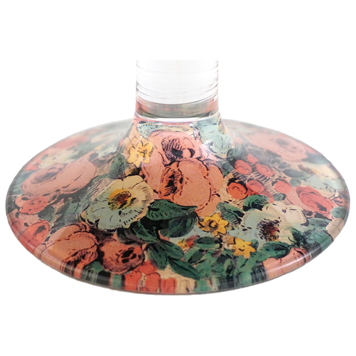 John Derian Floral Mosaic Stacking Cake Pedestal