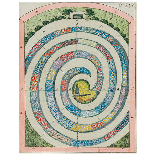 john derian Garden Spiral (p 44) 11" x 14" Rect. Tray