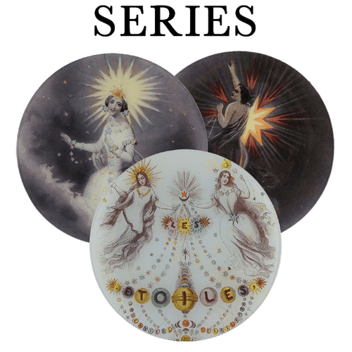 john derian Grandville's Stars 10" Round Plate