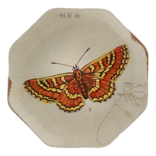 john derian Greasy Fritillary Octagonal Charm